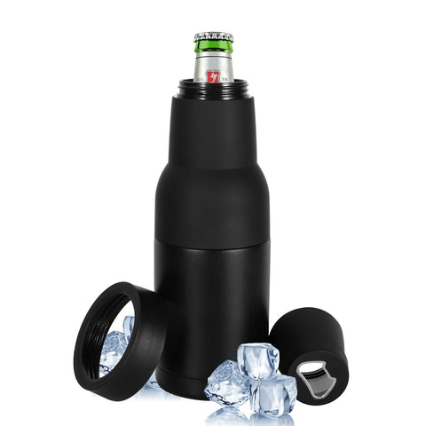 Porta-cervezas Hgkeke enfriador 12oz: mantiene fría la bebida en playa.