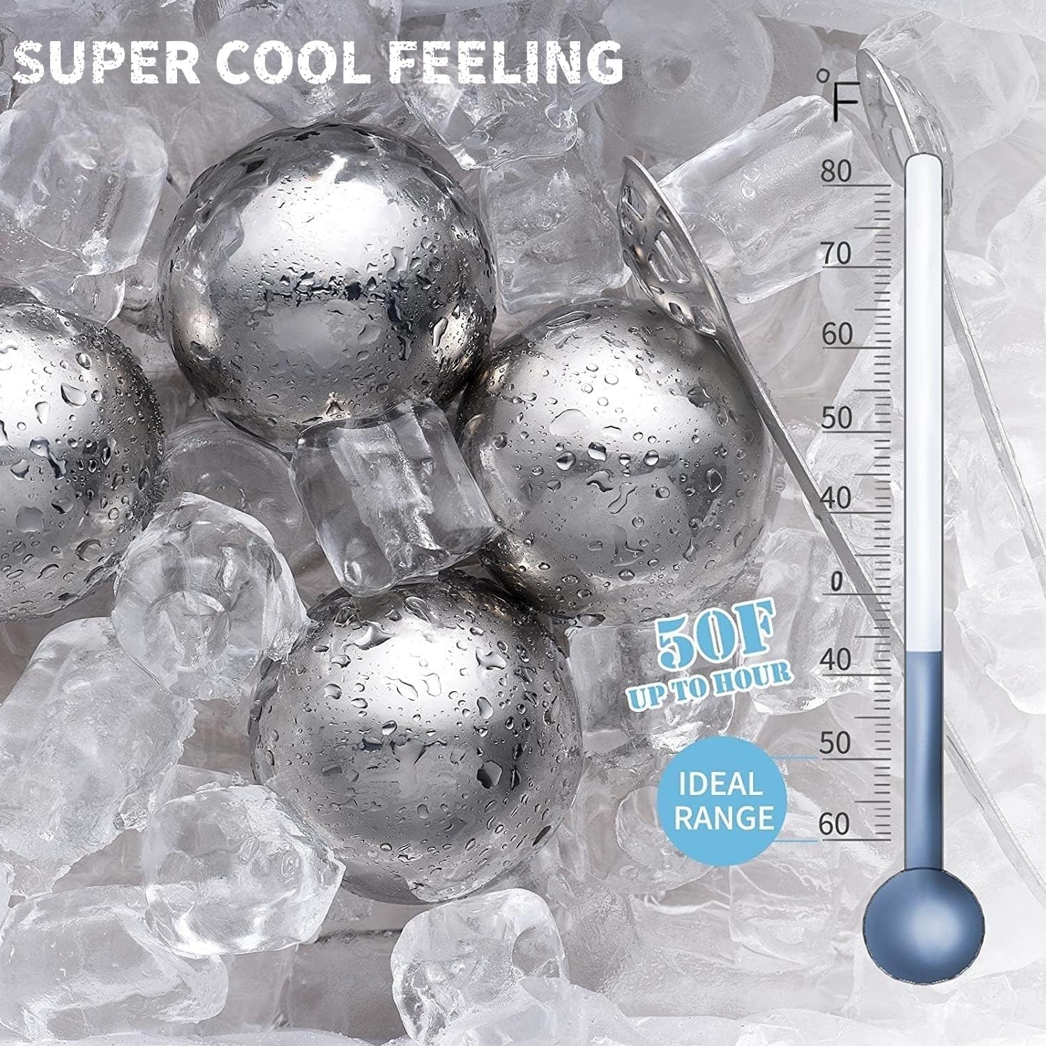 Hgsoor pinza para hielo para servir bebidas con elegancia