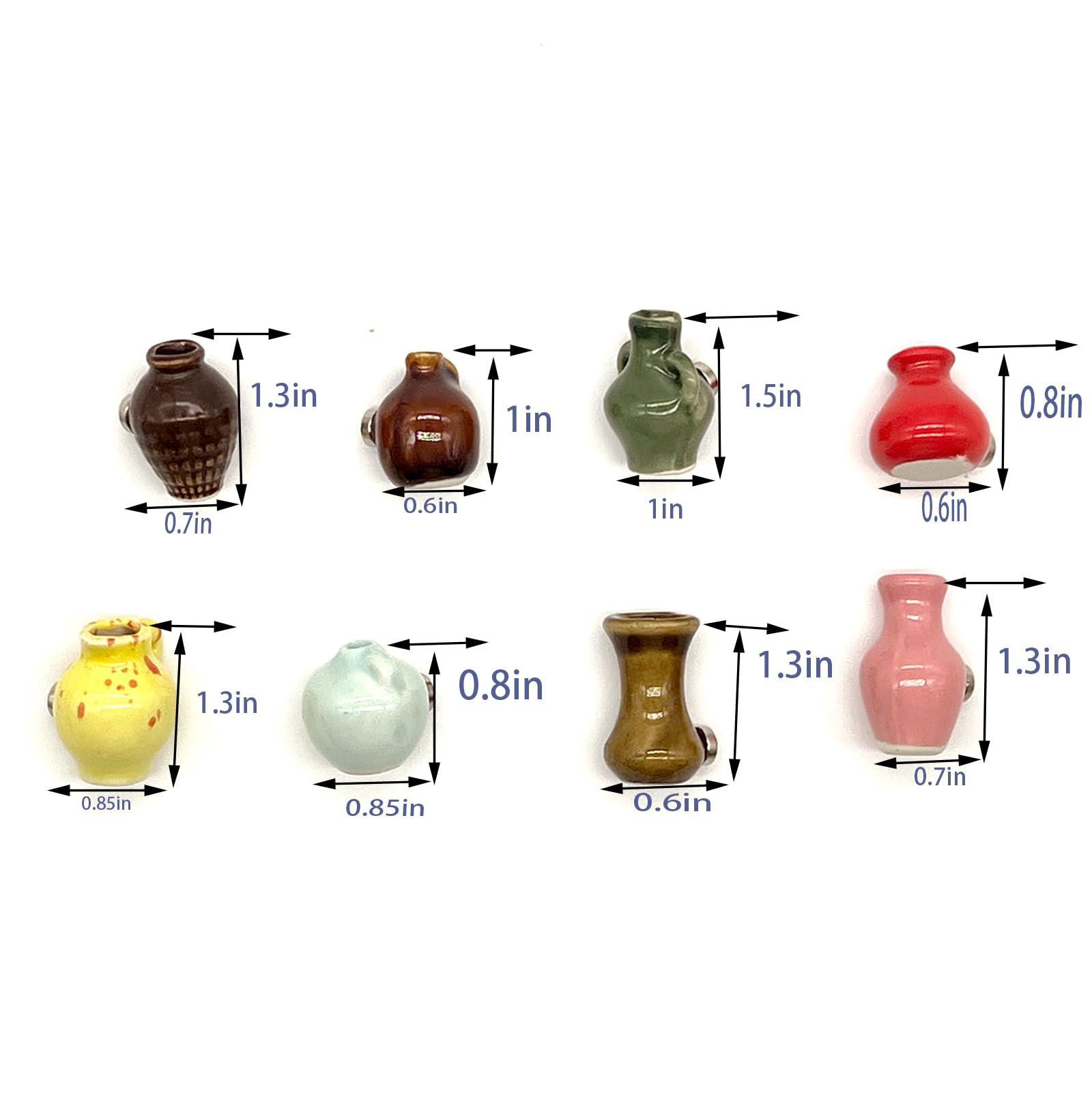 Imán vaso HHBANGT de cerámica, perfecto para organizar recordatorios en la nevera.