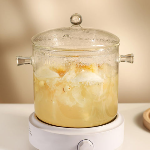 Conjunto de cocina de vidrio HHMJSM, opción saludable frente a plásticos.
