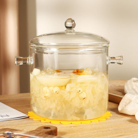 Olla HHMJSM para uso en estufa, ideal para pasta, sopa y leche.