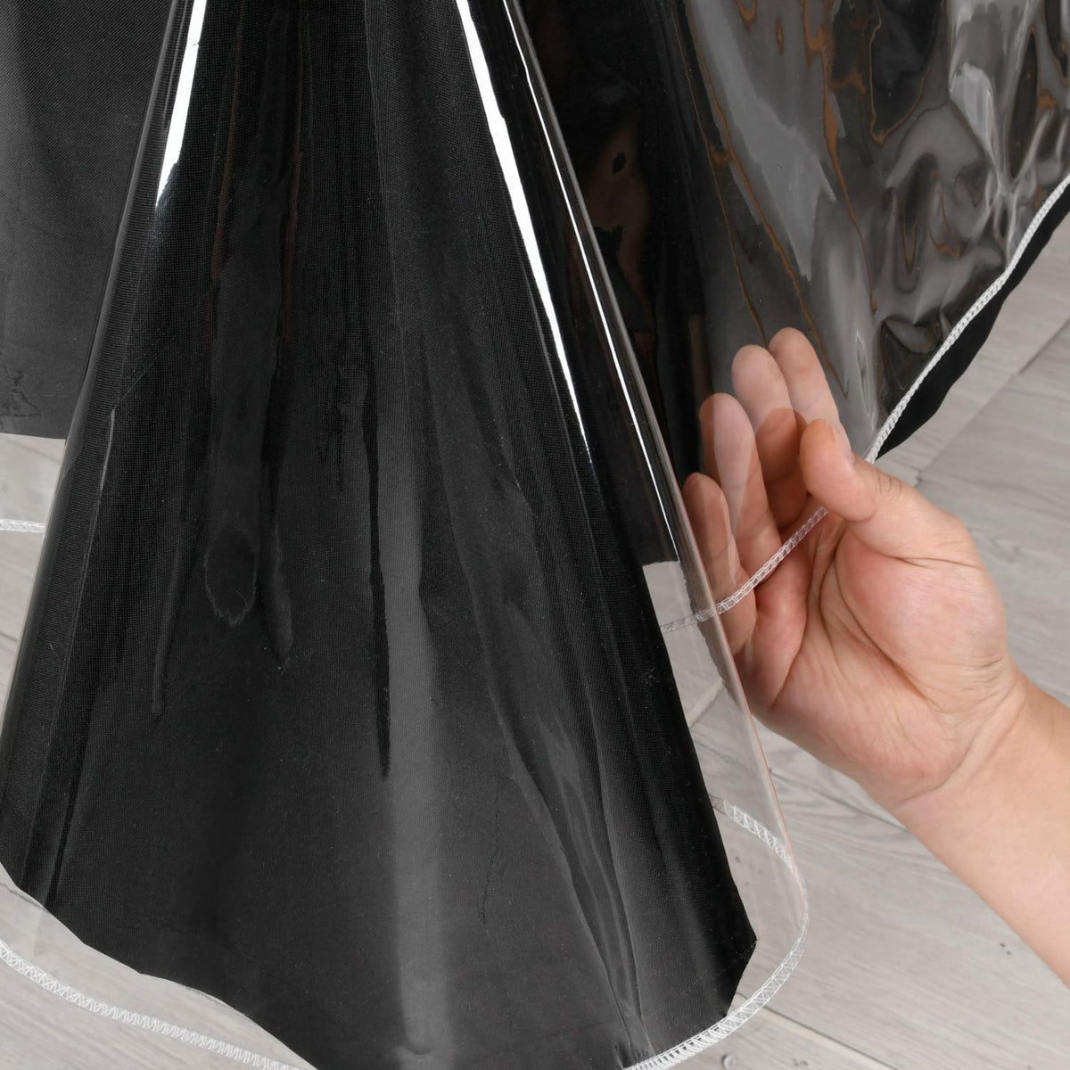 Mantel Hiasan transparente: protector impermeable para mesa 60x60 pulgadas.