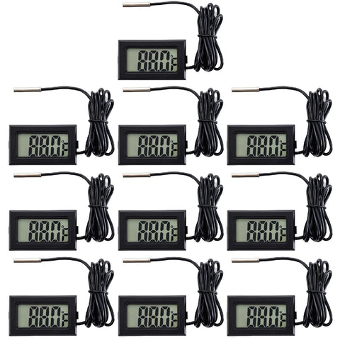 hiBCTR termómetro digital para refrigerador con pantalla frontal, lectura rápida