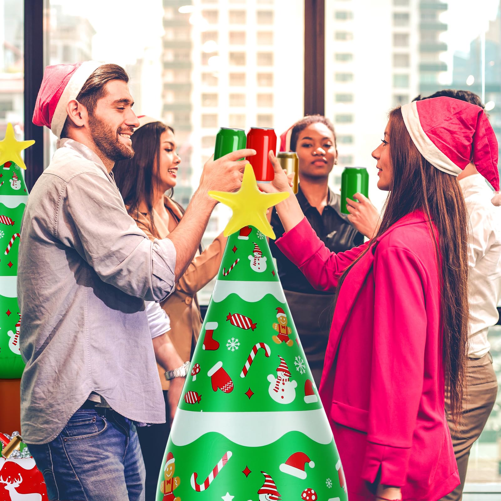 Decoracion interior/exterior navidad con enfriador Hiboom