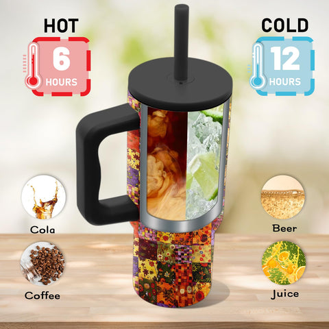 Hiboss Taza adaptable a portavasos, perfecta para coche.
