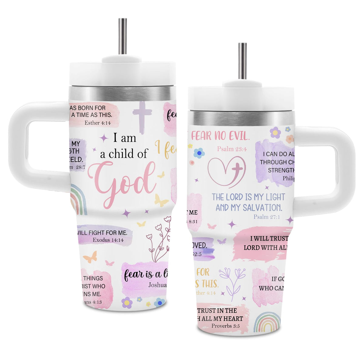 Vaso isotermico Hiboss con manija de 14 onzas, ideal para bebidas calientes o frías.
