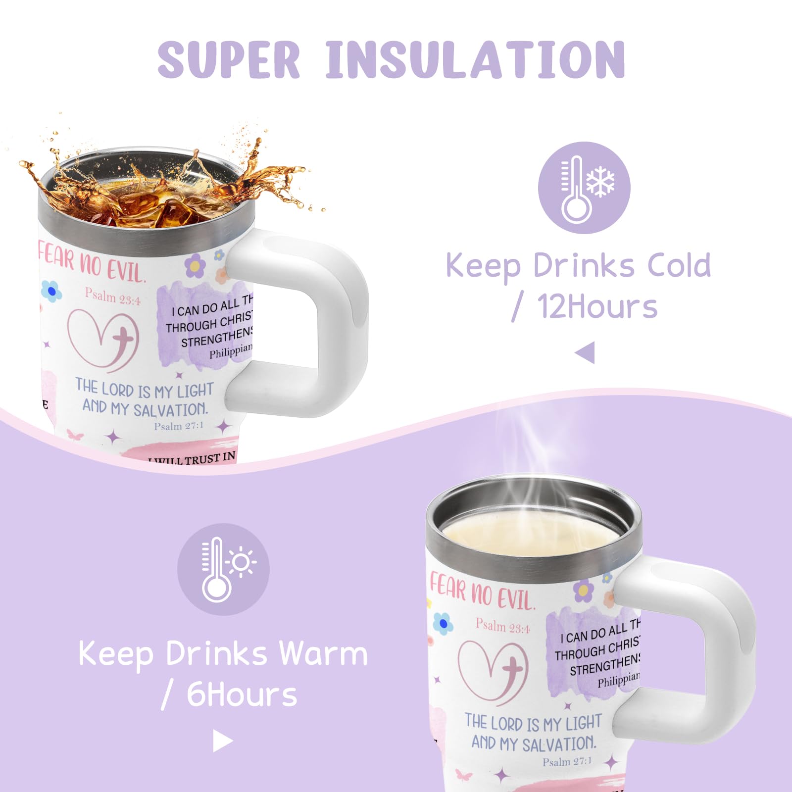Vaso isotermico Hiboss con doble aislamiento, mantiene temperatura por varias horas.