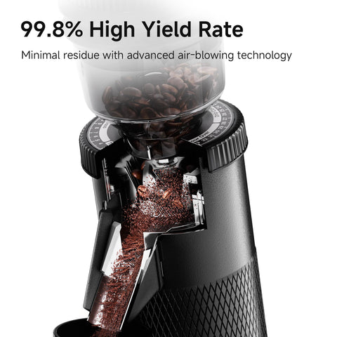 HIBREW G5 ajustes molido 36 niveles, versatilidad para espresso, goteo y moka