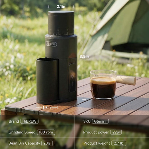 HIBREW estuche de viaje con G5mini protegido y listo para usar