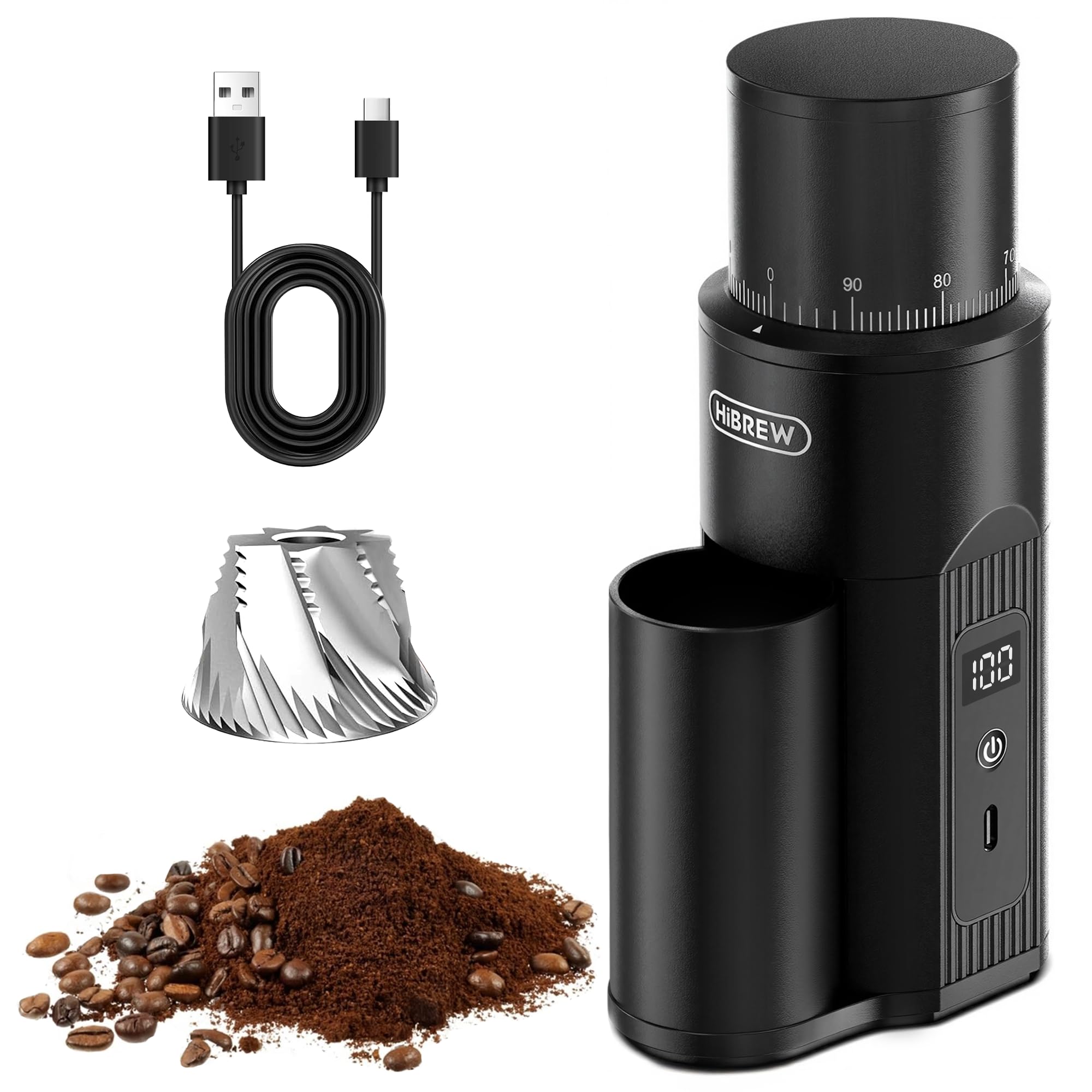 HIBREW G5mini frontal con diseño aluminio, portable y elegante