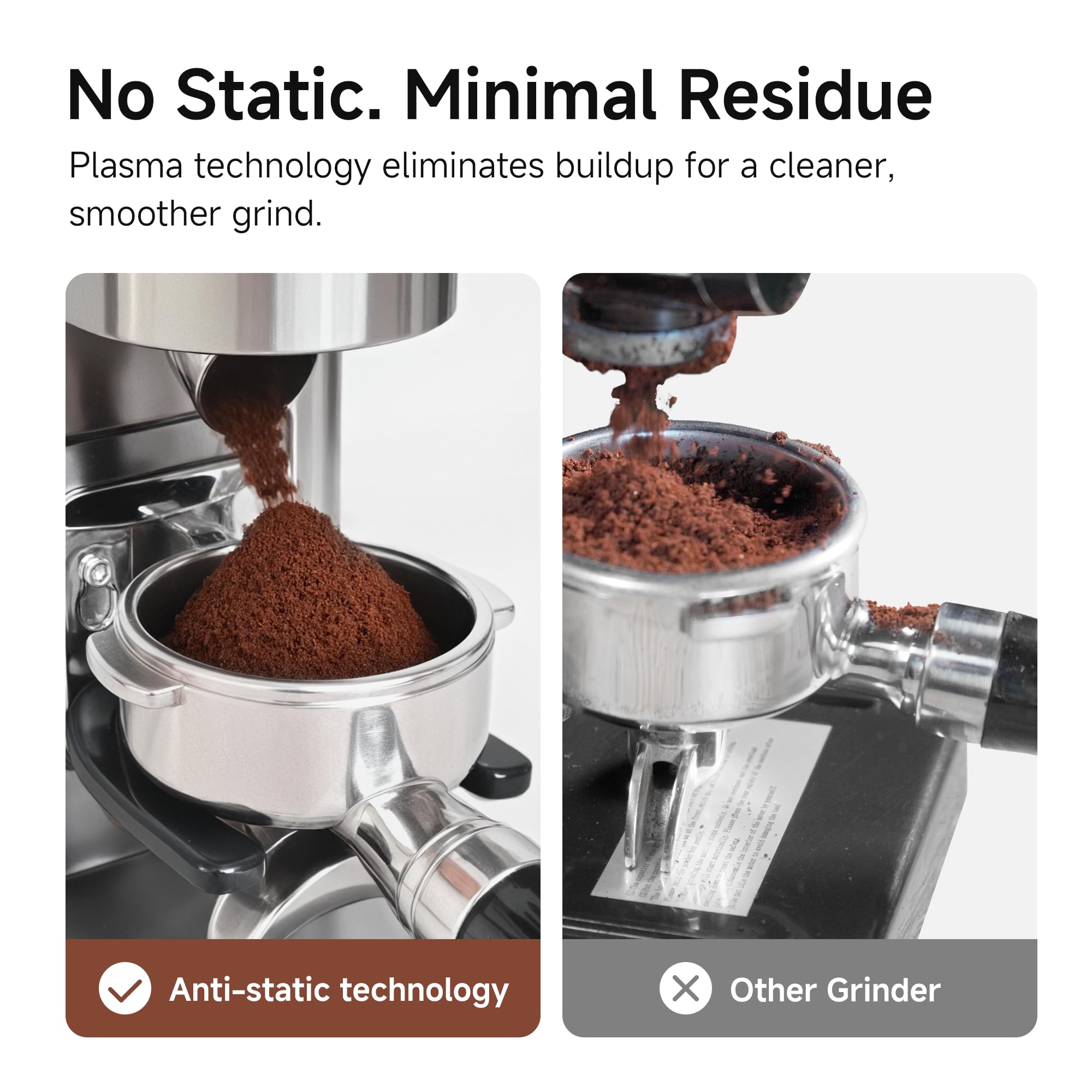 HiBREW G7 soplador doble capa reduciendo polvo y facilitando limpieza