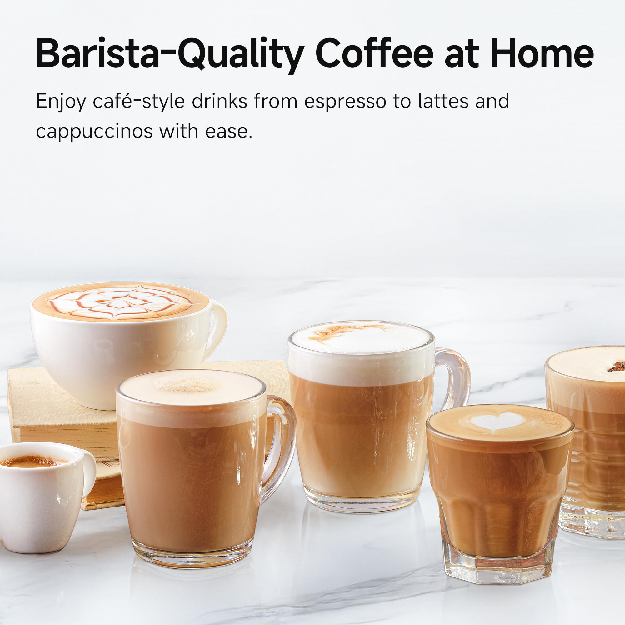 HIBREW H10B, varita de vapor para microespuma suave.