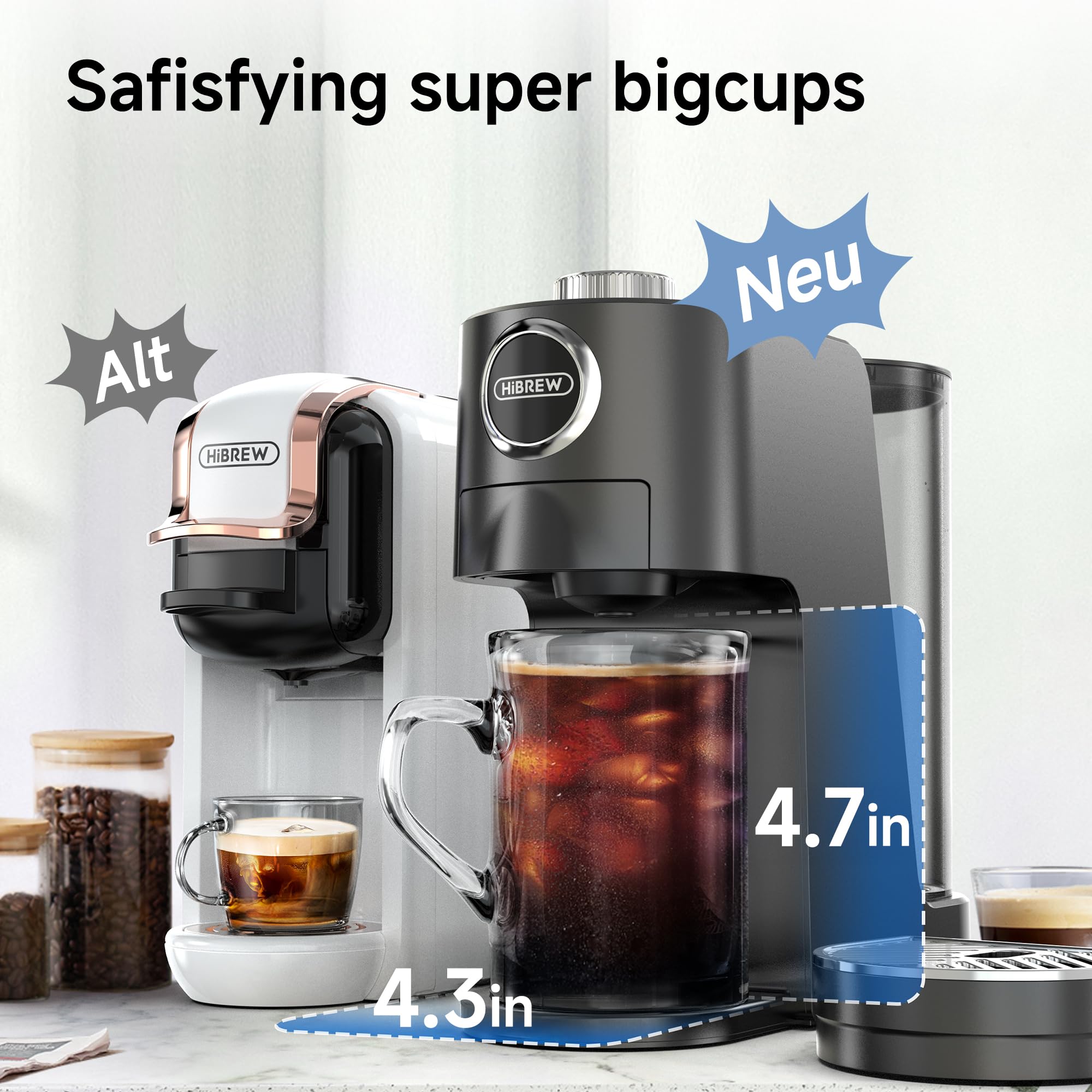 HIBREW H3C depósito de agua extraíble HIBREW para recarga sencilla