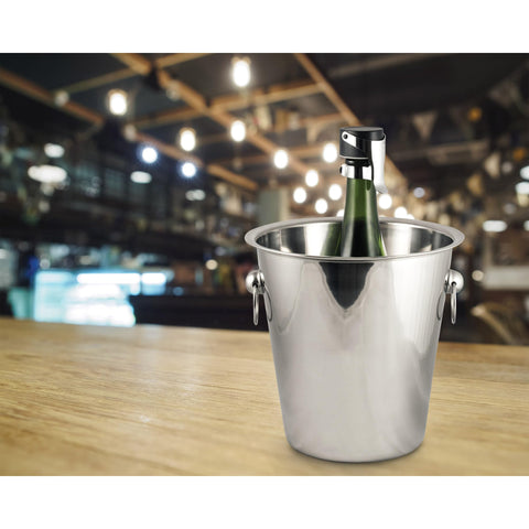 HIC Kitchen Fantes tapon champán, materiales libres de BPA y acero inoxidable para durabilidad.