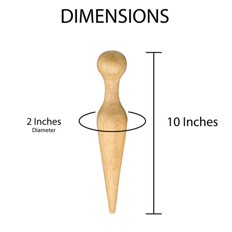 Pilon multiuso de madera HIC Kitchen, uso versátil en cocina diaria