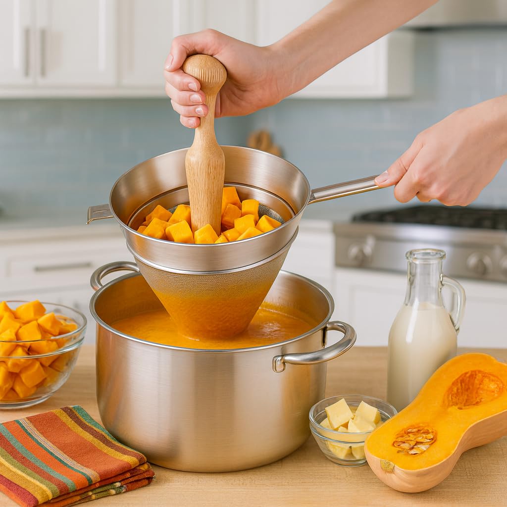 Pilon de madera HIC Kitchen para mermeladas y jaleas, extrae pulpa con facilidad