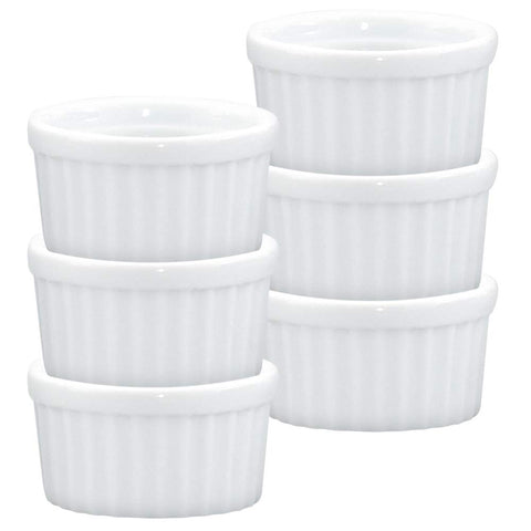 Ramekin HIC Kitchen de 2 onzas ideal para salsas y aderezos.