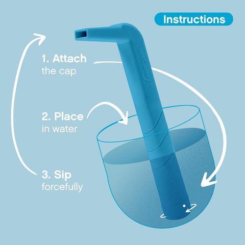 Materiales BPA-free de HiccAway para mayor seguridad.