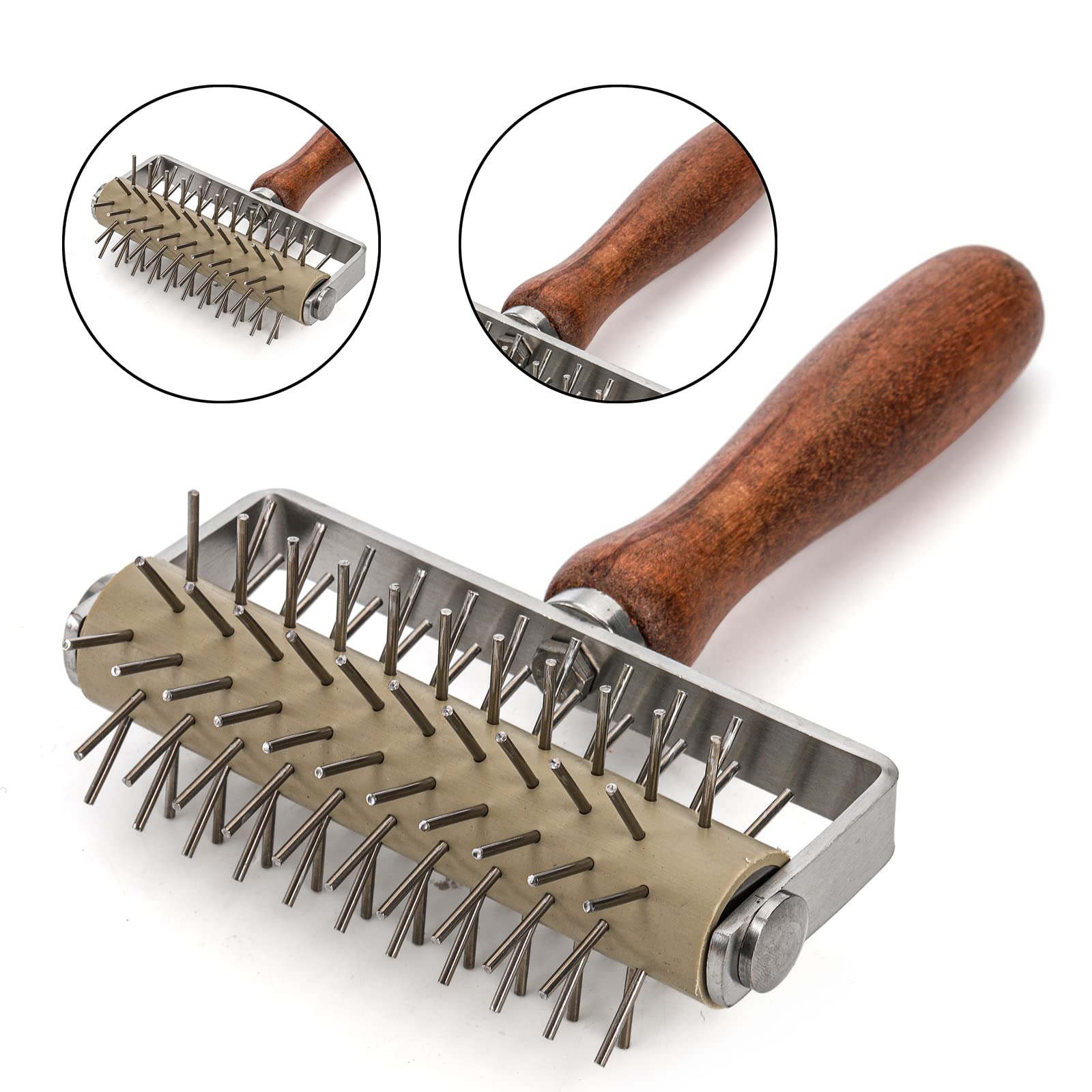 Hiceeden acero inoxidable dentado, duradero para perforar masa