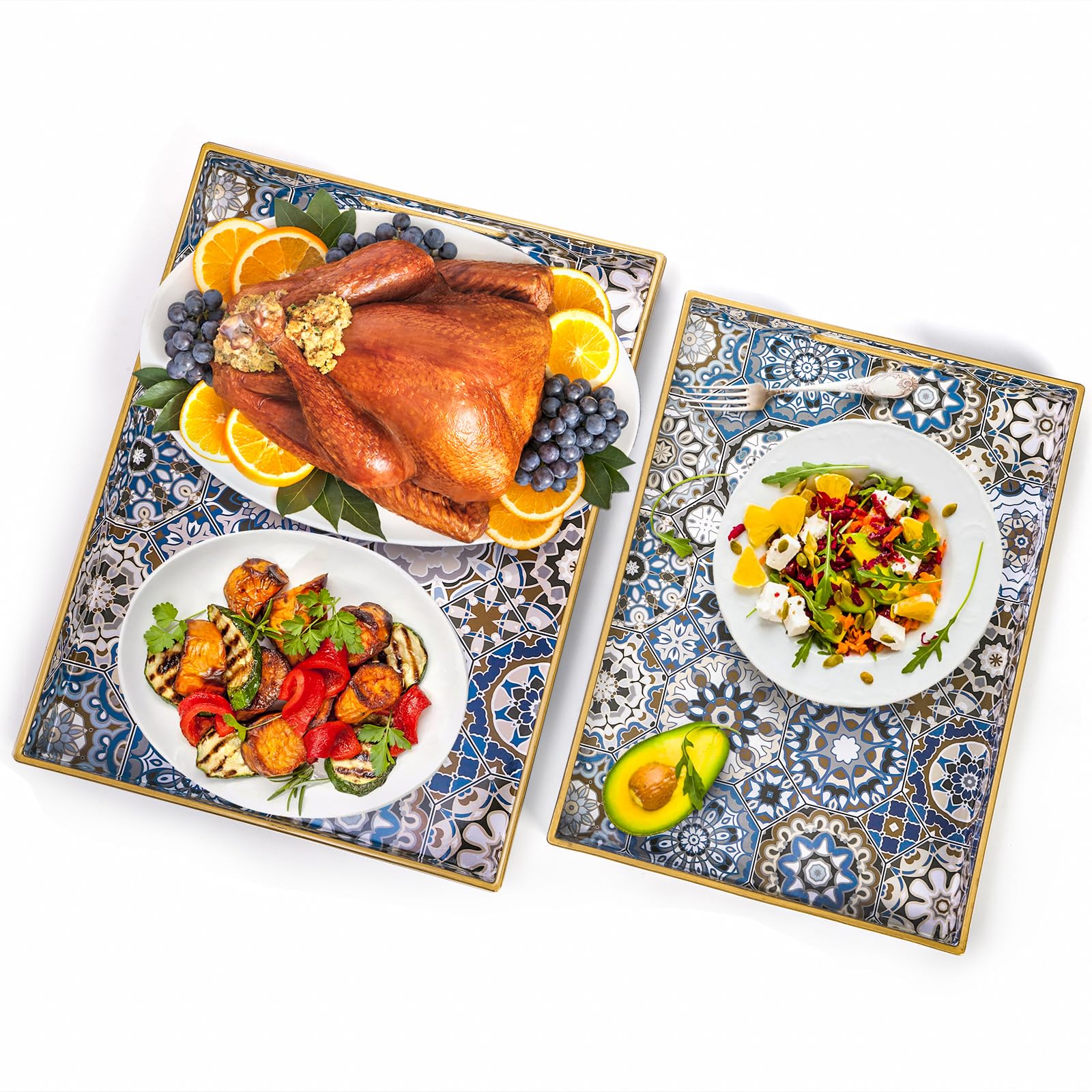 Bandeja pequeña Hiceeden rectangular ideal para orden y servicio rápido.