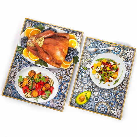 Bandeja pequeña Hiceeden rectangular ideal para orden y servicio rápido.