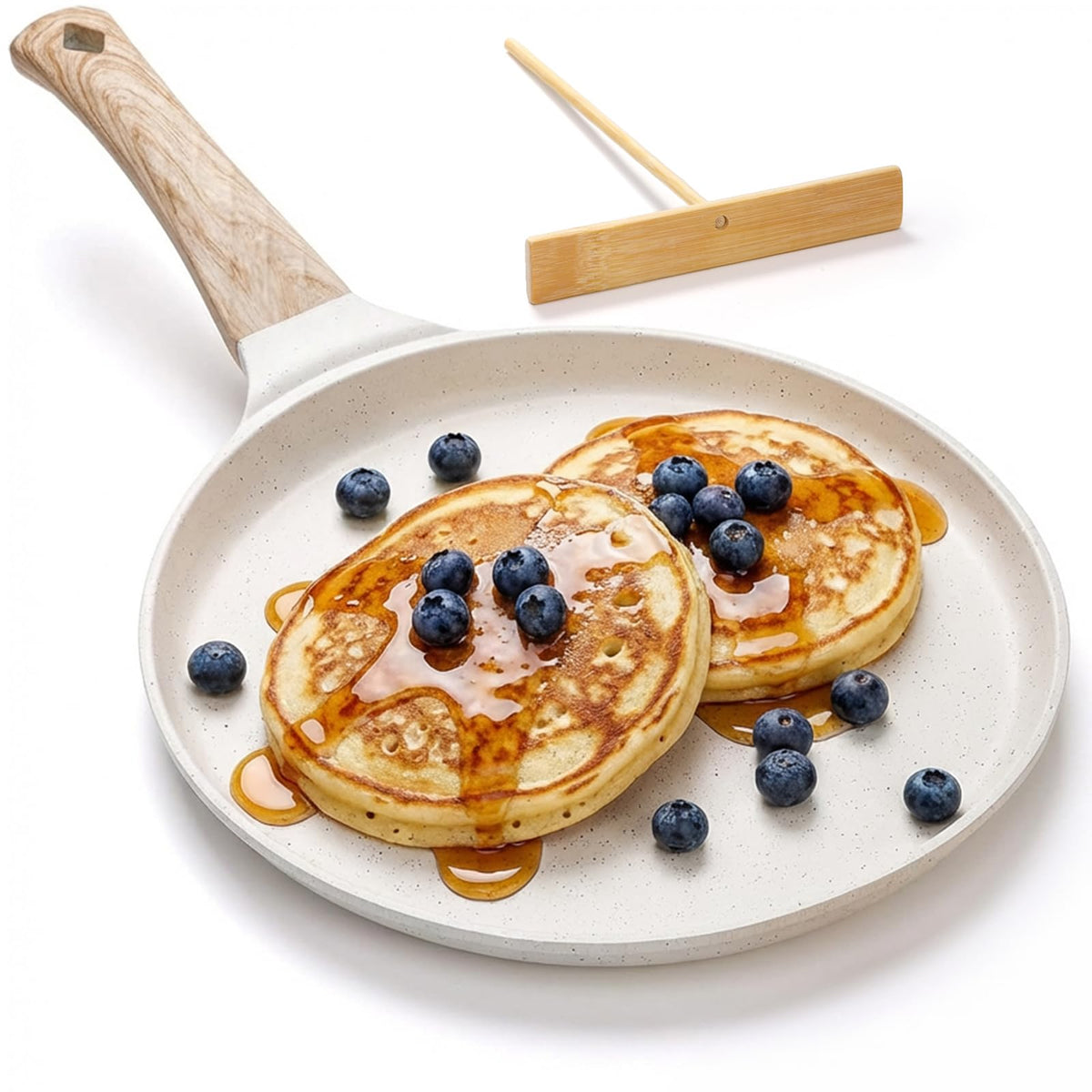 Sartén Hiceeden para crepes con recubrimiento antiadherente de 10 pulgadas