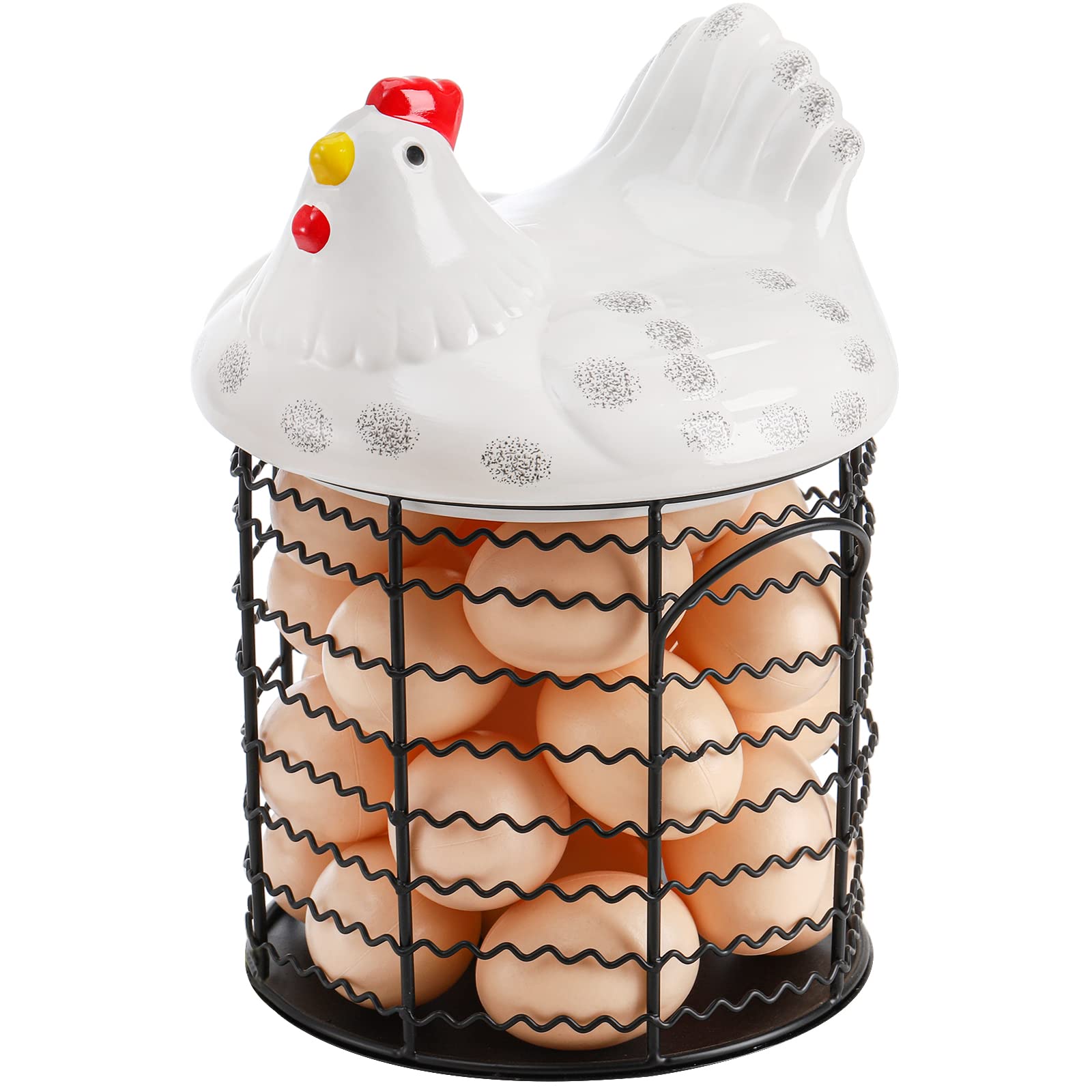 Tapa de gallina cerámica Hiceeden, diseño decorativo para la cocina.