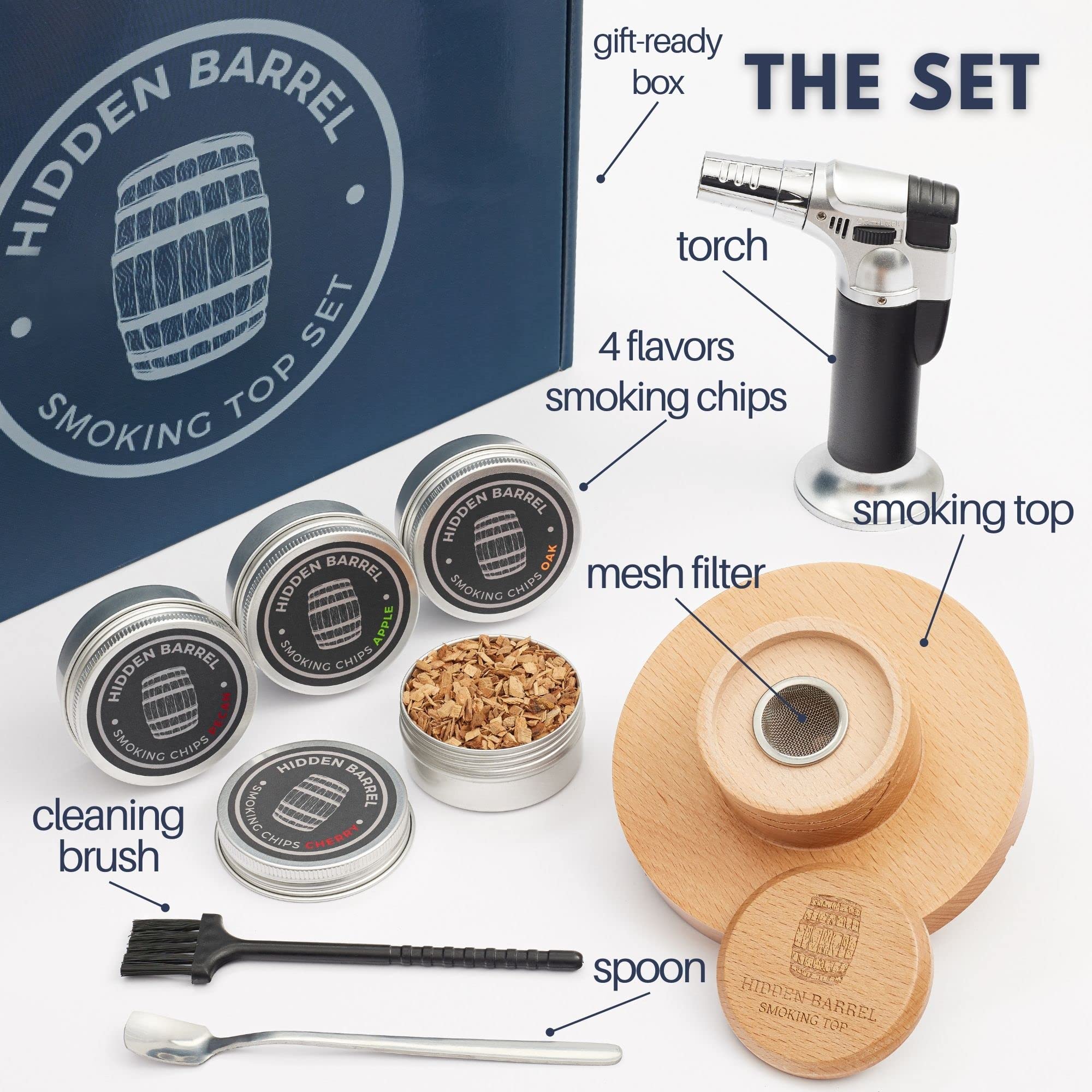 Cuchara de servicio Hidden Barrel para mezclar y servir cócteles