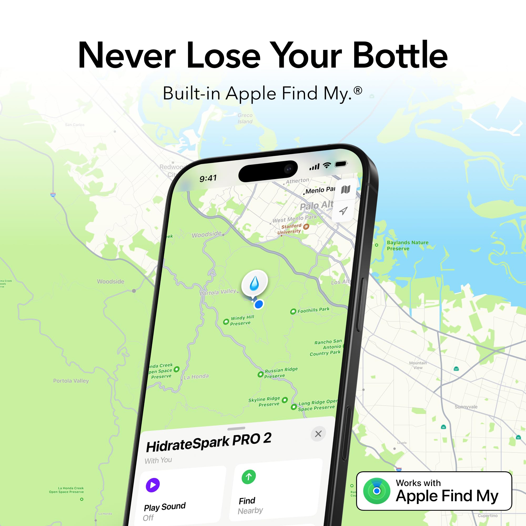 Recordatorios luminosos y sonoros personalizables para beber a tiempo