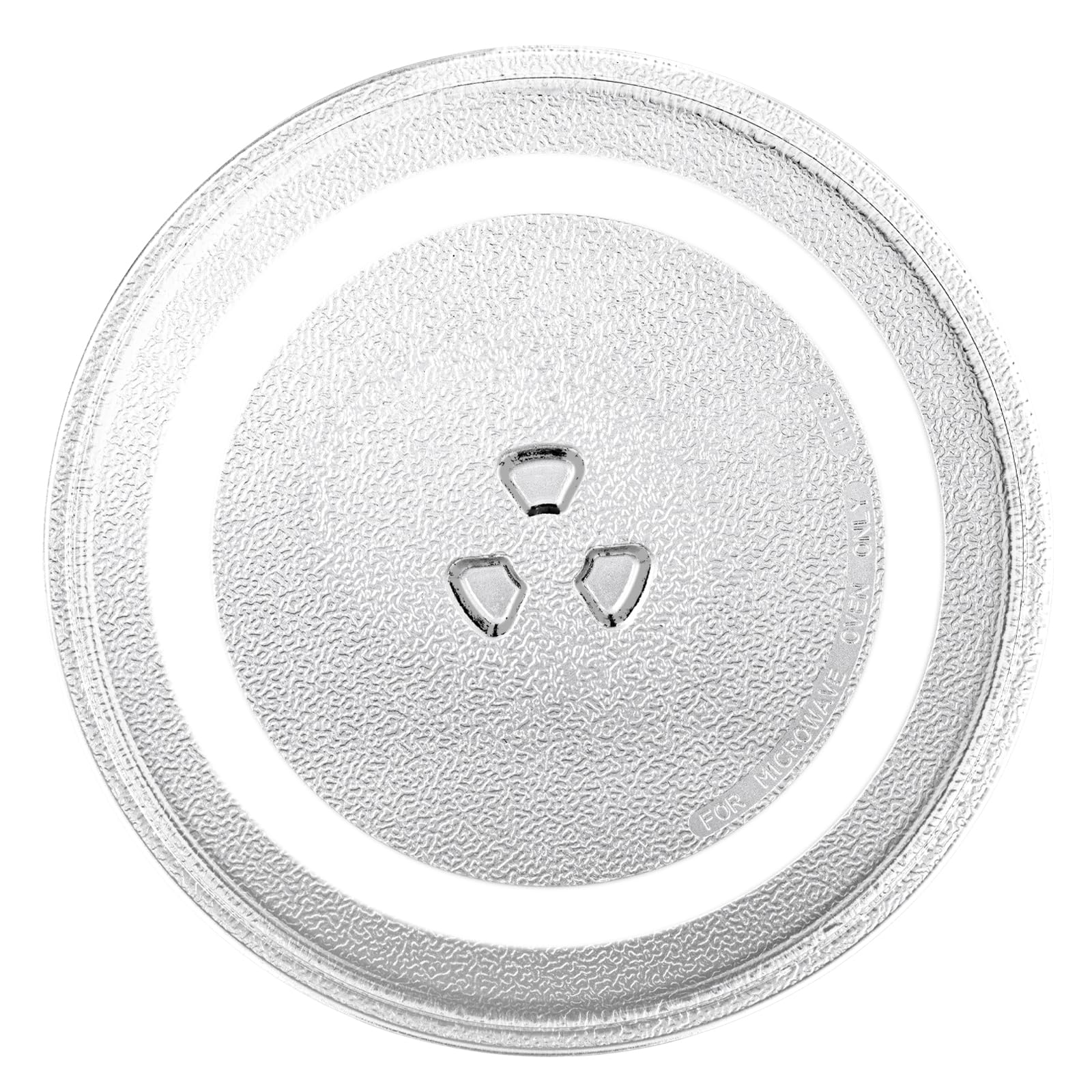 Plato de vidrio Hiflora de 12-75 pulgadas para microondas, ajuste perfecto.