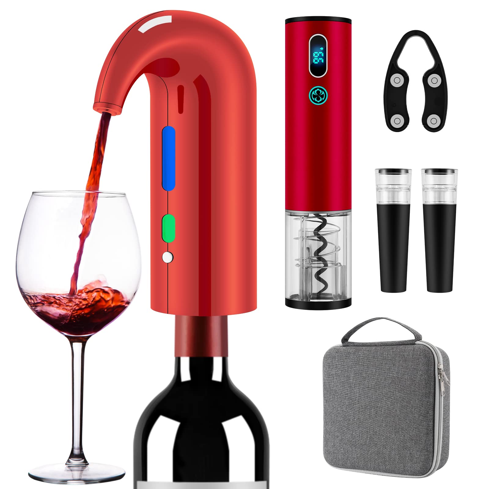 Higfra abridor vino eléctrico, diseño ergonómico para un servicio sin esfuerzo.