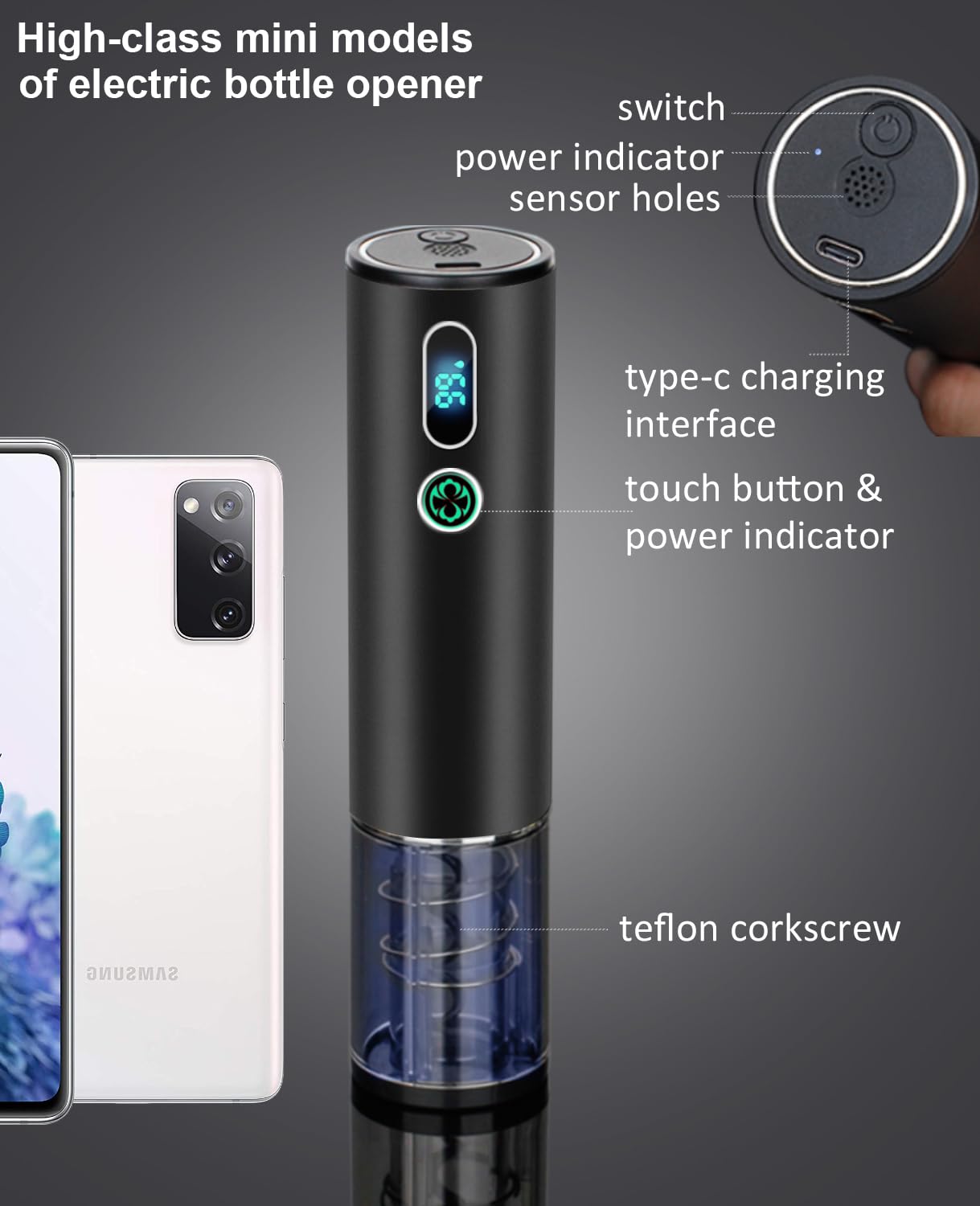 Higfra aerador-vertedor 4 en 1 mejora la experiencia al servir vino.