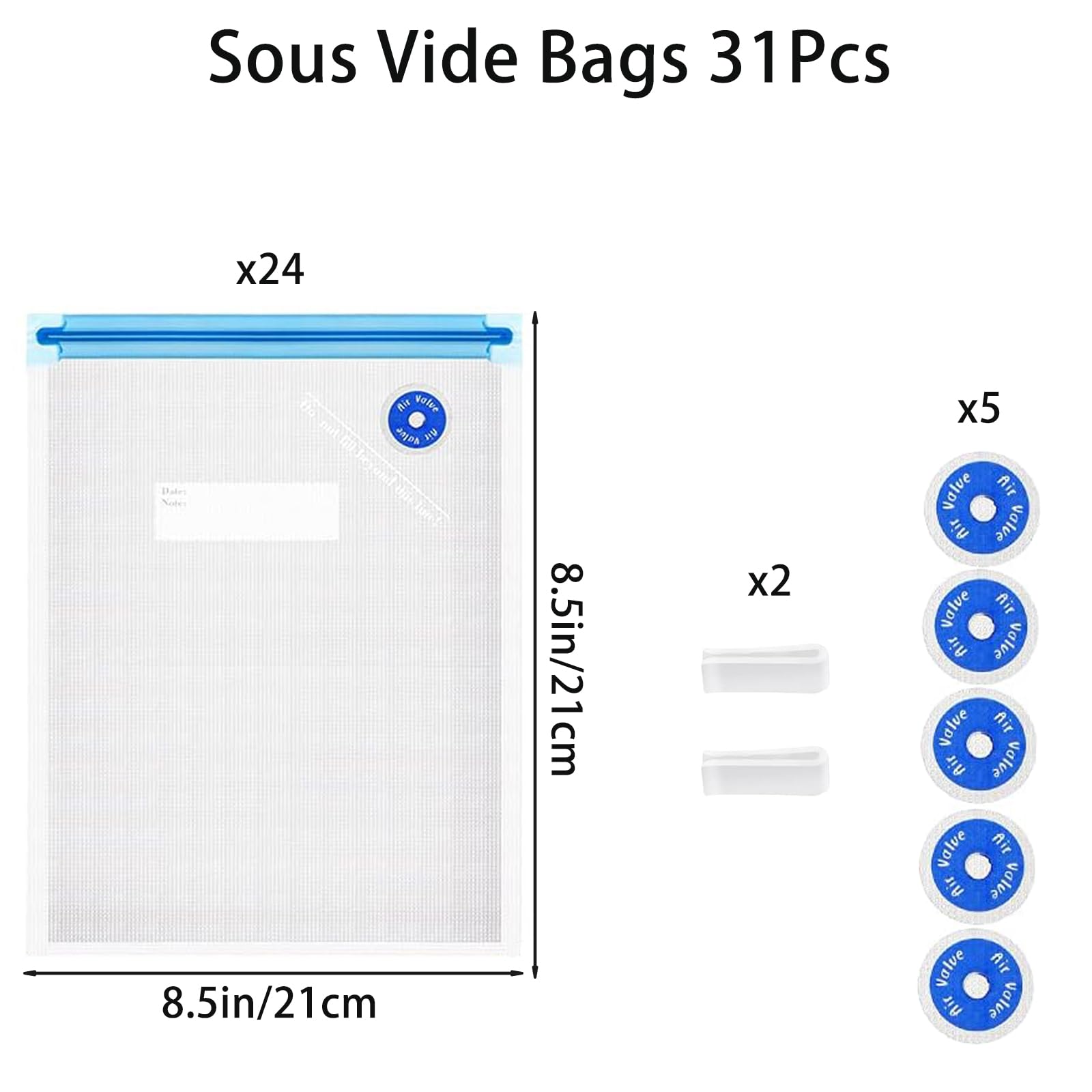 Bolsas Higfra 11x10 para almacenamiento seguro de alimentos