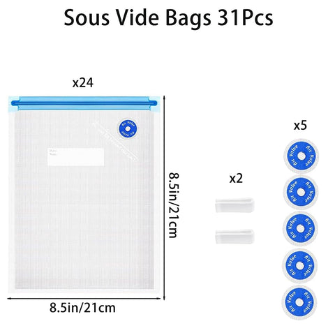 Bolsas Higfra 11x10 para almacenamiento seguro de alimentos