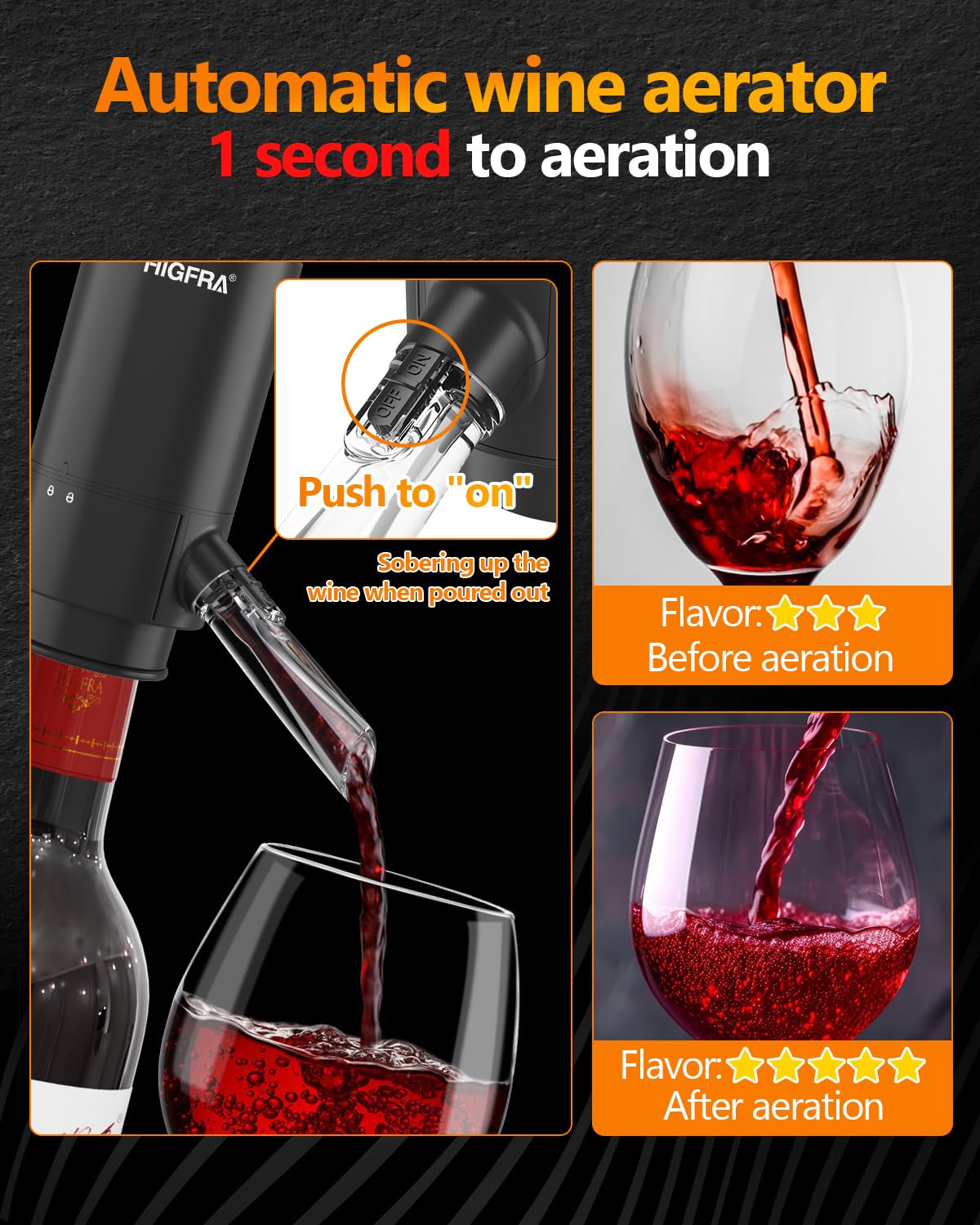 Tapones de vacío reutilizables mantienen el vino fresco por más días.