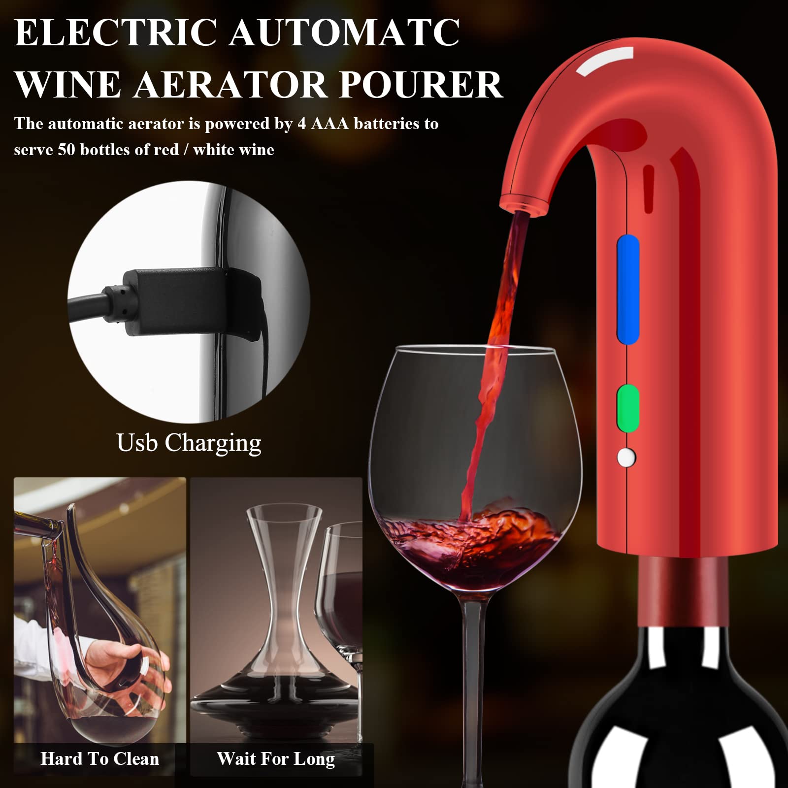 Higfra tapón de vino, mantiene la frescura entre sorbos.