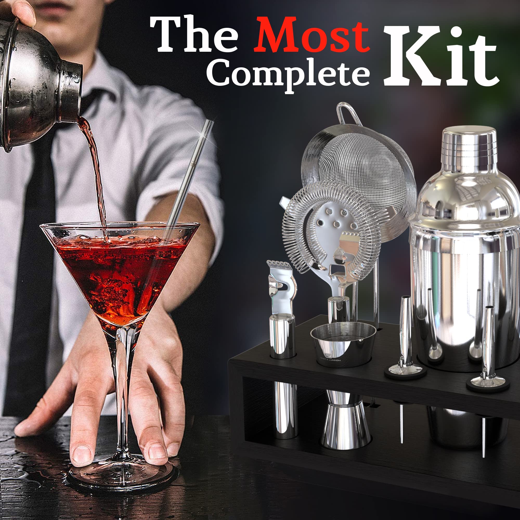Highball & Chaser caja-regalo con diseño y libro de recetas