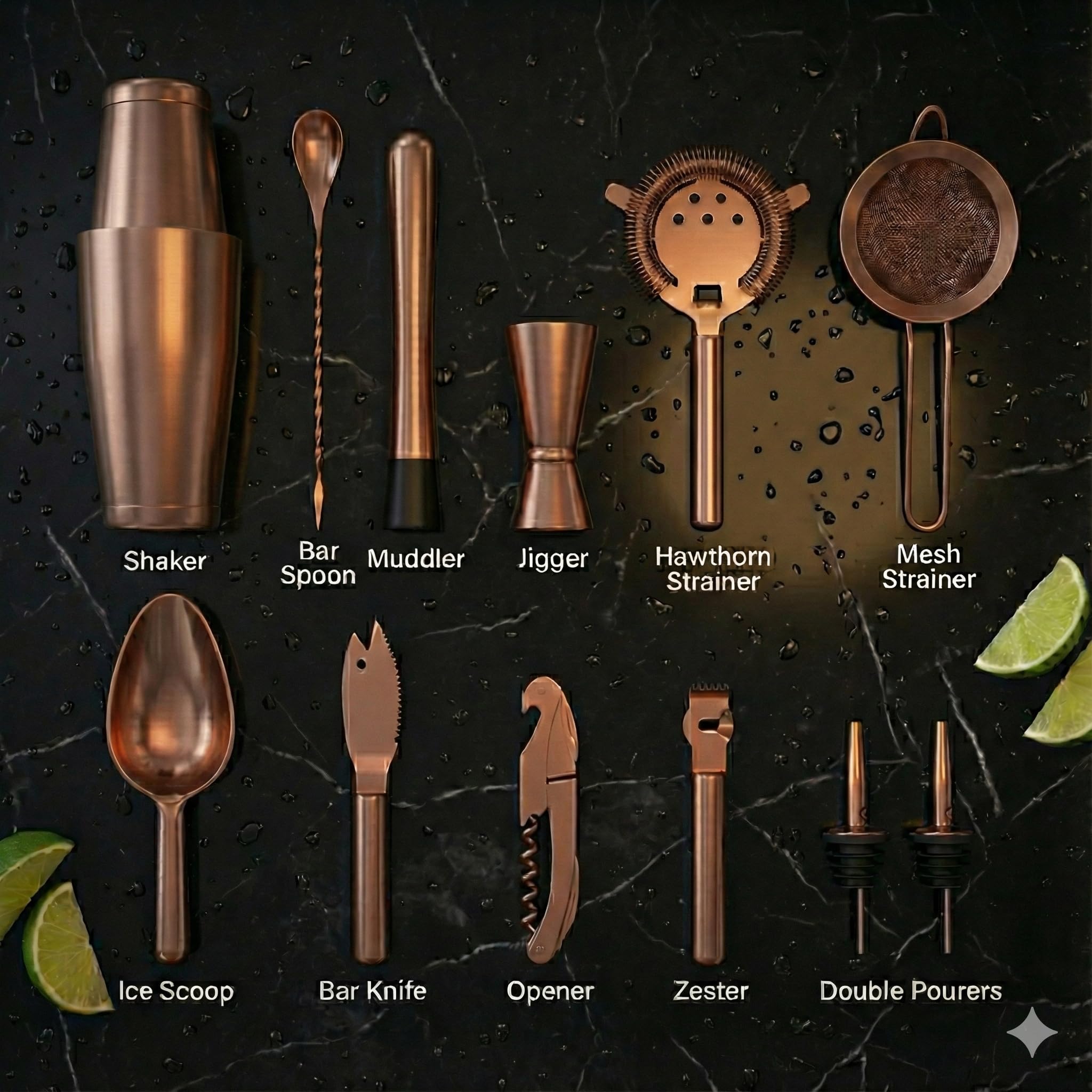 Cuchillo de barra de Highball & Chaser para cortar cítricos con precisión.