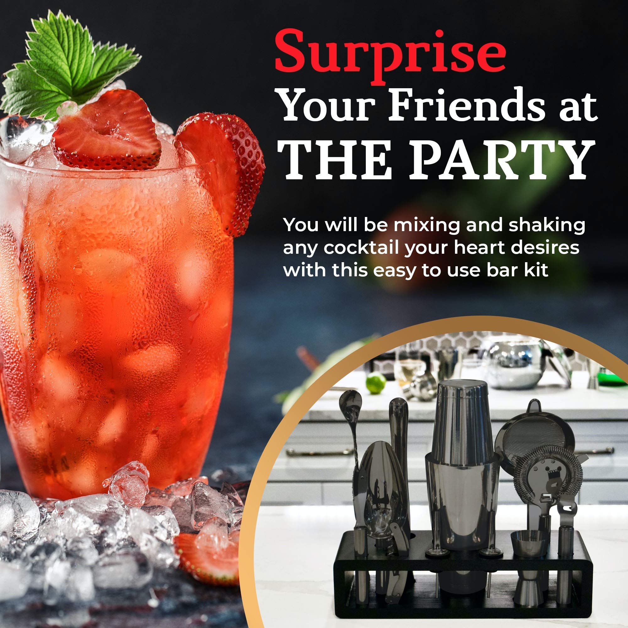 Highball & Chaser cuchillo de bar para garnishes y cortes limpios
