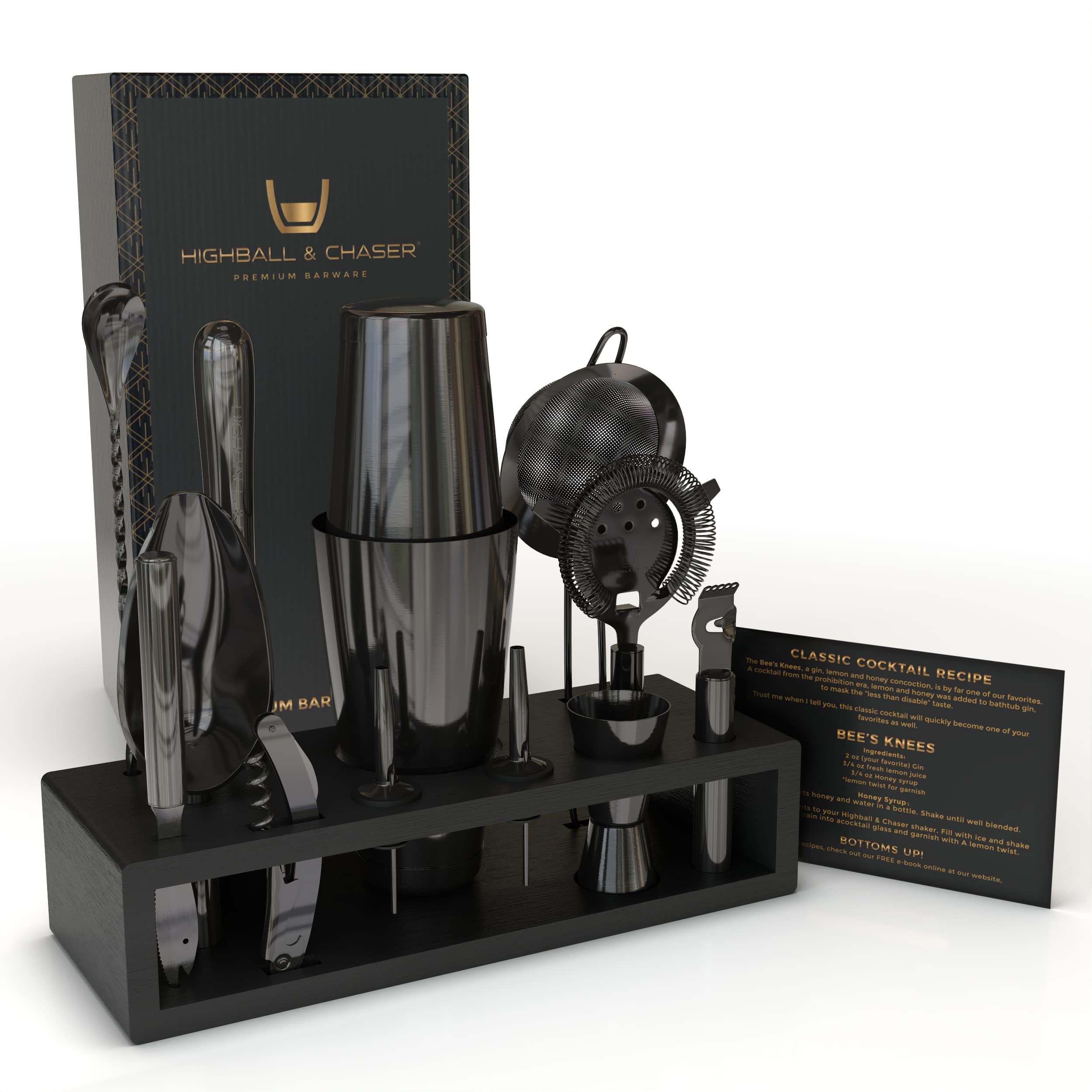 Highball & Chaser machacador largo para triturar ingredientes y liberar aromas