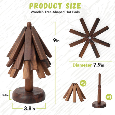 HighHogh posavasos madera árbol: evita manchas y añade toque artesanal.