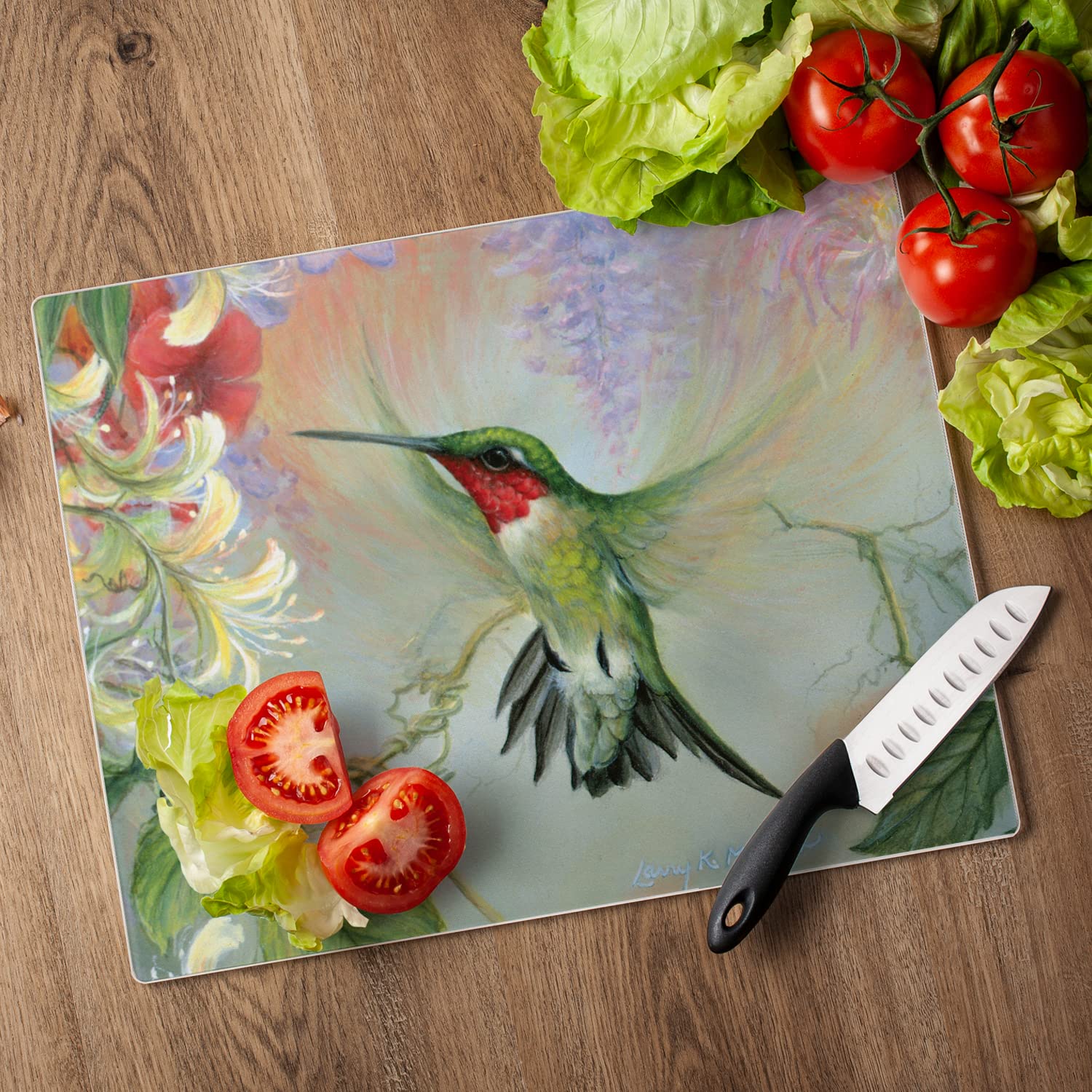 Arte para la cocina con diseño de colibrí de Highland Graphics.