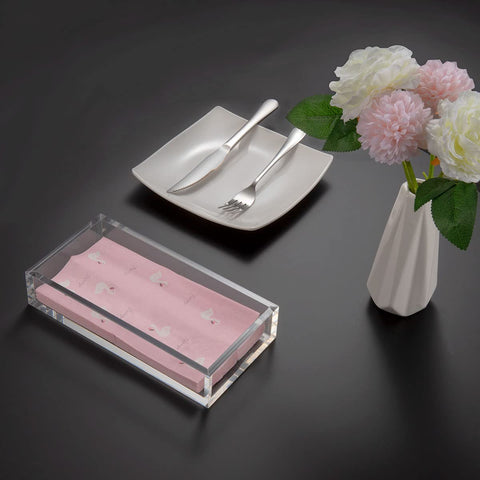 HIIMIEI porta-servilletas acrílico 8 mm, para cocina: solución limpia y ordenada.
