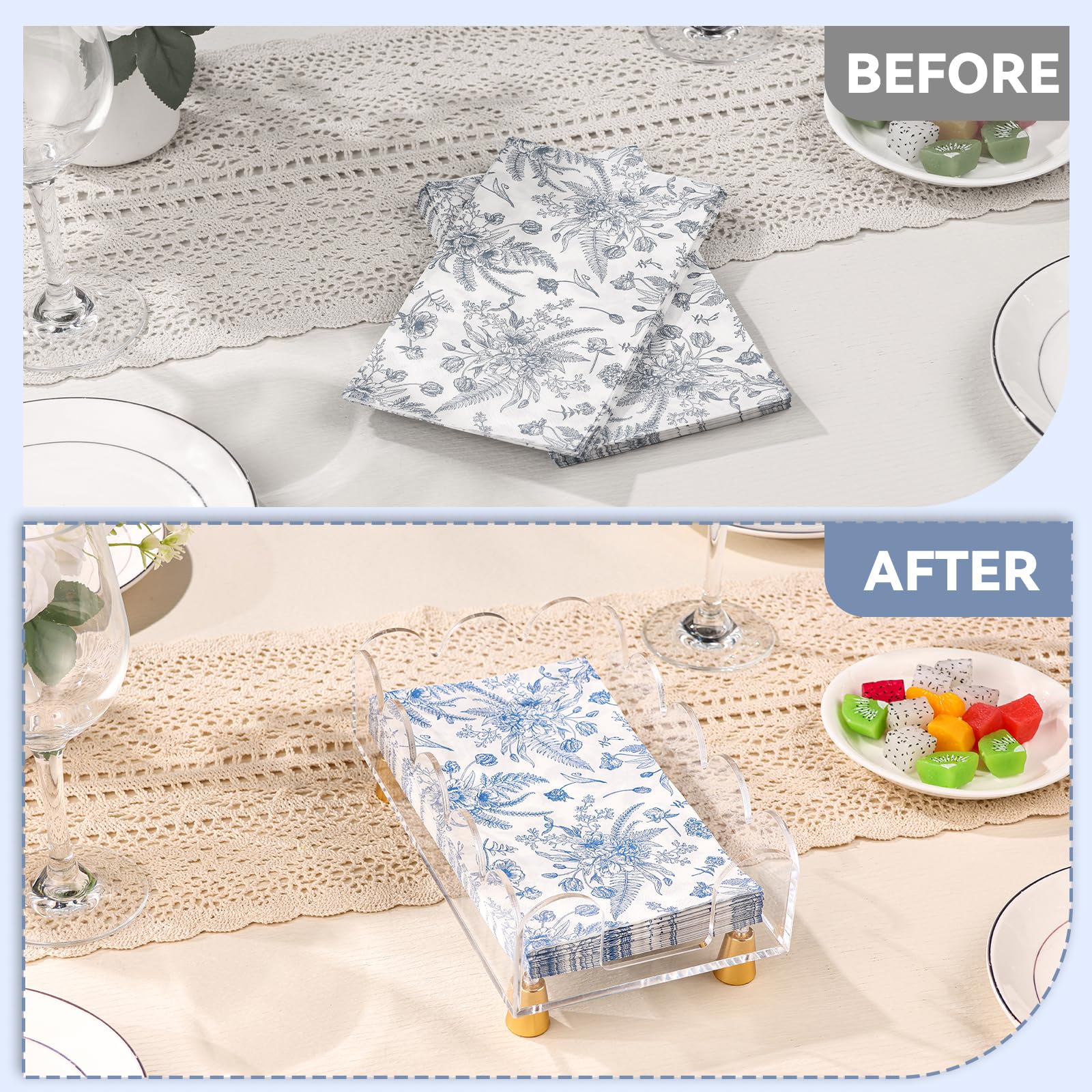 Hiitytin porta-servilletas ideal para banquetes, bodas y eventos