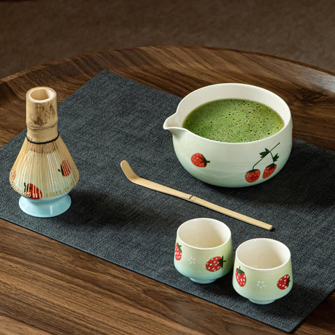 Batidor de bambú hijaunatis para espumar matcha perfecto
