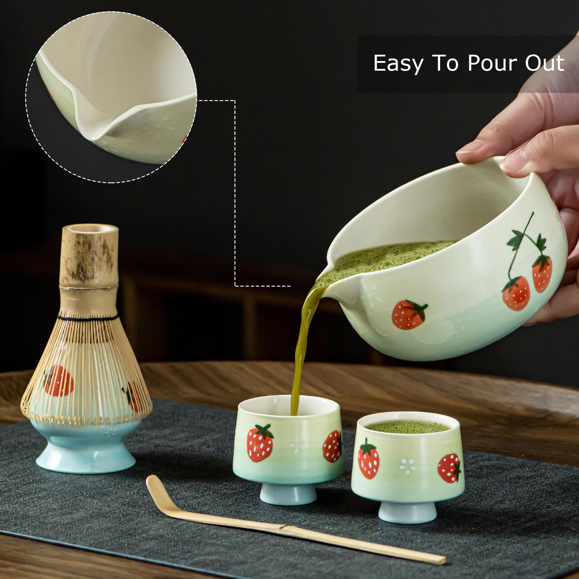 Cuchara medidora hijaunatis para dosis precisas de matcha