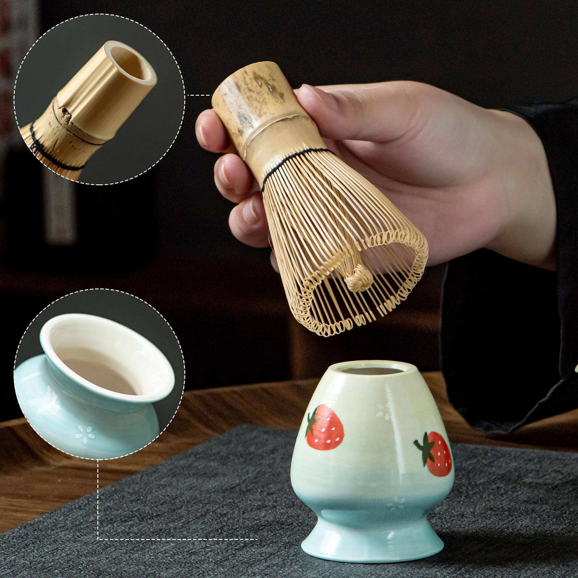 Regalo de té hijaunatis, conjunto de matcha para amantes del té