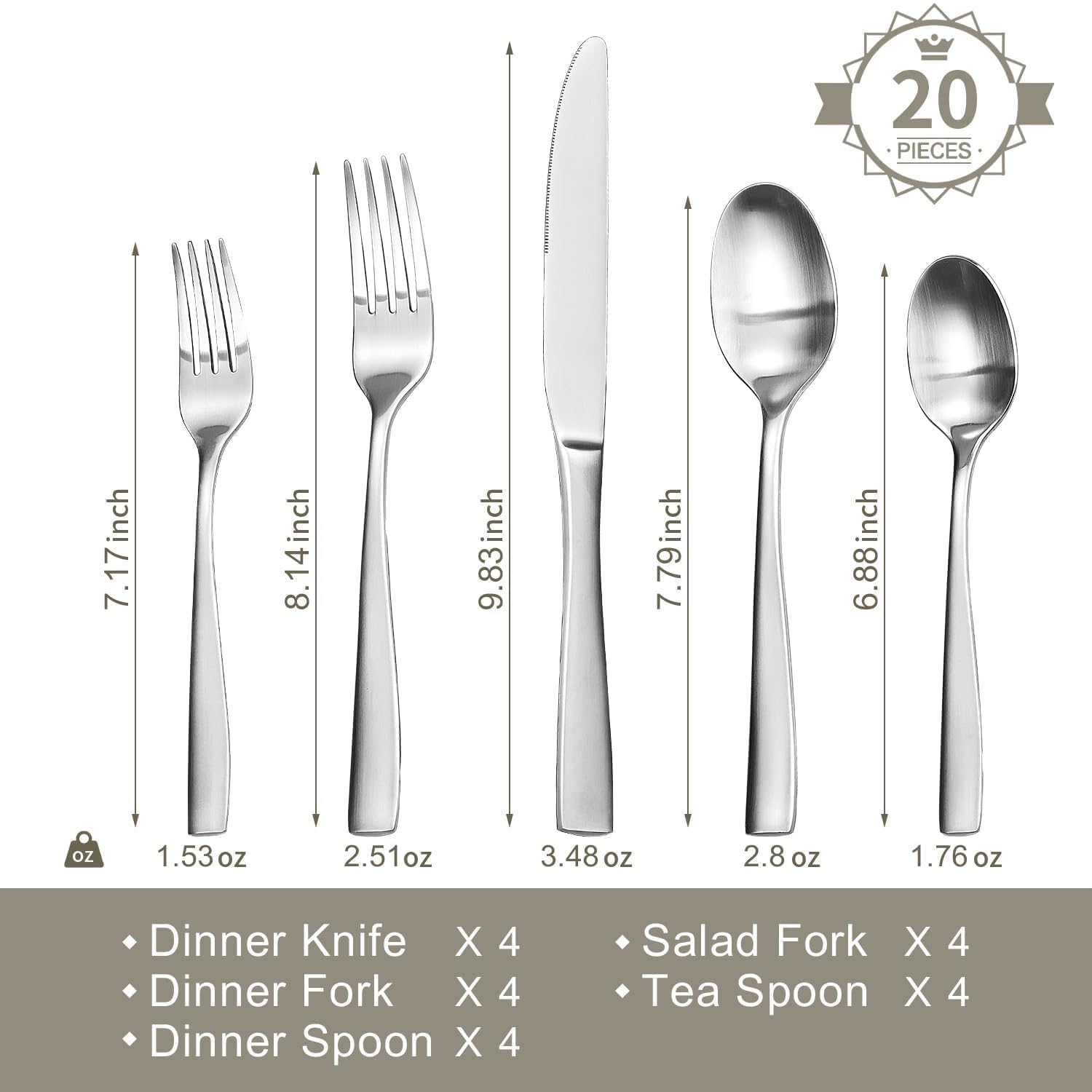 HIKAA mango grueso ergonómico para agarre cómodo durante la comida.