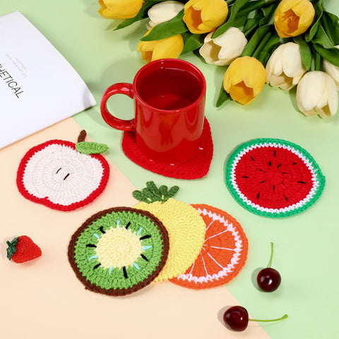 Hillsuren posavasos kiwi: diseño artesanal añade color y calidez