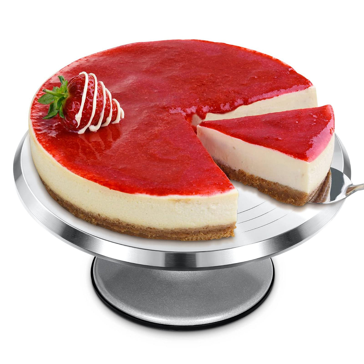 Himaly bandeja tarta 12 pulgadas, base estable para decorar pasteles